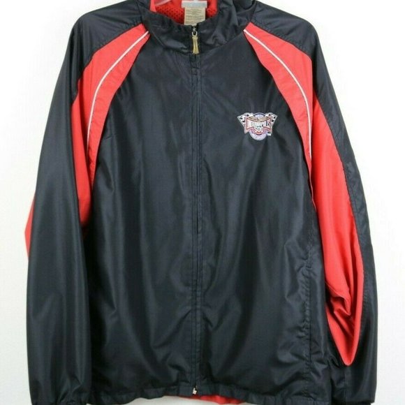 Reebok Other - Reebok Mens Indianapolis 500 Patches Zipper Jacket